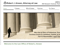 ROBERT AMEEN website screenshot