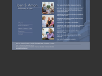 JOAN AMON website screenshot
