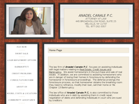 ANADEL CANALE website screenshot