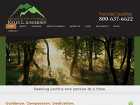 KELLY ANDERSEN website screenshot