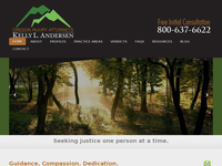 KELLY ANDERSEN website screenshot