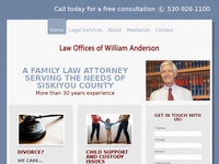 WILLIAM ANDERSON JR website screenshot