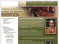 GEORGE ANDERSON website screenshot