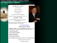 JON ANDERSON website screenshot