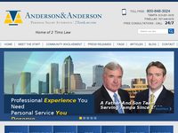 TIMOTHY ANDERSON website screenshot