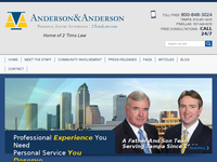 TIMOTHY ANDERSON website screenshot