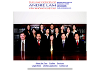 ANDRE LAM website screenshot