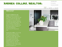 ANDREA COLLINS website screenshot