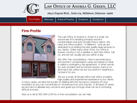 ANDREA GREEN website screenshot