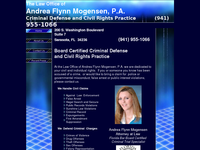 ANDREA MOGENSEN FLYNN website screenshot
