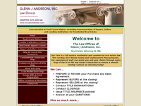 GLENN ANDREONI website screenshot