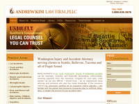 ANDREW KIM website screenshot