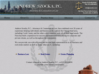 ANDREW SZOCKA website screenshot