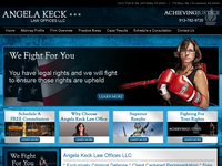 ANGELA KECK website screenshot