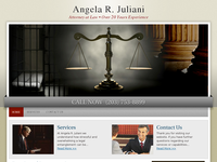 ANGELA JULIANI website screenshot