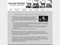 GEORDIE DUCKLER website screenshot