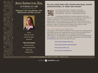 ANNA SAPPINGTON website screenshot