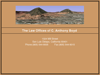 C ANTHONY BOYD website screenshot