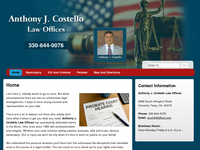 ANTHONY COSTELLO website screenshot