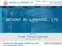 ANTHONY LOMBARDO website screenshot