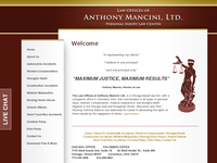 ANTHONY MANCINI website screenshot