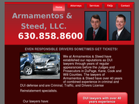 STEVE ARMAMENTOS website screenshot