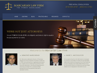 ARMOND MARCARIAN website screenshot
