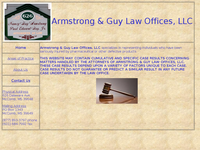 NANCY ARMSTRONG website screenshot