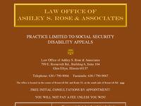 ASHLEY ROSE website screenshot