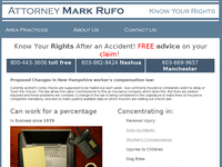 MARK RUFO website screenshot
