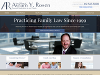 AVRAM ROSEN website screenshot