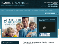 DAN BACALIS website screenshot