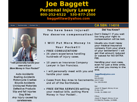 JOSEPH BAGGETT website screenshot