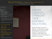 JOHN BAILEY website screenshot