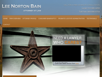 LEE NORTON BAIN website screenshot