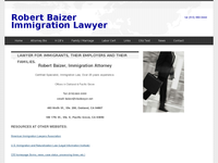 ROBERT BAIZER website screenshot