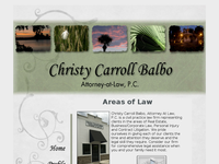 CRISTY BALBO website screenshot