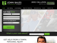 JOHN BALES website screenshot