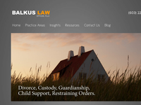 JOHN BALKUS website screenshot
