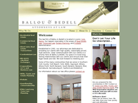 DAVID BALLOU website screenshot