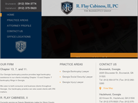 R FLAY CABINESS II website screenshot