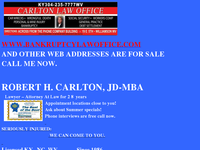 ROBERT CARLTON website screenshot