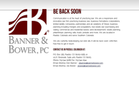 DONALD BANNER website screenshot