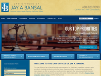 JAY BANSAL website screenshot