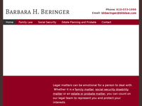 BARBARA BERINGER website screenshot
