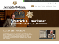 PATRICK BARKMAN website screenshot