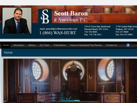 SCOTT BARON website screenshot