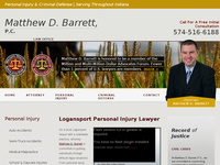 MATTHEW BARRETT website screenshot
