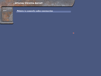 CHRISTINE BARRETT website screenshot
