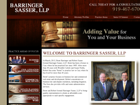 BRENT BARRINGER website screenshot